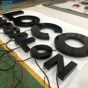 لافتات بإضاءة خلفية مخصصة خارجية أمامية لمتاجر الأعمال، حروف لافتة بإضاءة ليد لافتة شعار خارجية - Product Image 4