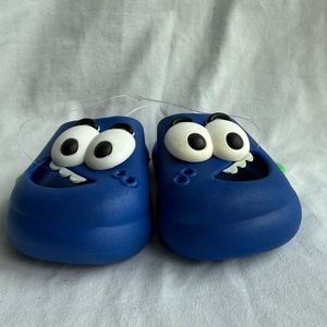 Pantofole da cartone animato per bambini, blu, antiscivolo, punta tonda, suola in EVA, per tutte le stagioni, da indossare a casa, taglia 18-35 - Product Image 3