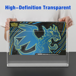Şeffaf akrilik Pokemon Mega Phantom Phantom Strong X EX Ultra-Premium koleksiyon kutusu güçlü mıknatıs kapaklı akrilik UPC vitrinin - Product Image 4
