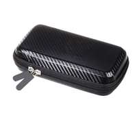Fournisseur chinois : Étui rigide classique pour 6 fléchettes en cuir PU et EVA, noir, avec plateau moulé pour ailettes de fléchettes
