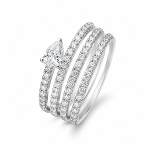 Anello a Goccia Multistrato per Donne, Gioiello da Dito alla Moda e Trendy - Product Image 1