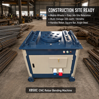 Machine à cintrer les barres d'armature CNC personnalisable XUANHUA OEM, cintreuse électrique 4kW, machine à cintrer les barres d'acier de 6 à 46 mm