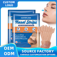 Bandes nasales jetables pour une ventilation respiratoire correcte Patch nasal Patch anti-ronflement pour soulager la congestion nasale