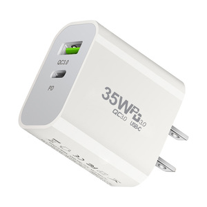 Adaptadores de cargador portátil para dispositivos móviles EU/US/AU/UK Enchufe de pared PD3.0 Tipo-C QC3.0 Puertos USB 35W 5A Apater de carga rápida - Product Image 4