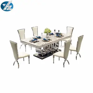 Modern Dining Table Set Luxury Italian Dining Table Set Modern Corner Marble Top Dining Room Table Set