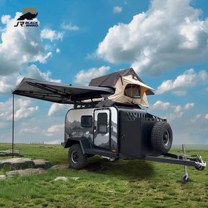 Remolque de camping más vendido, caravana todoterreno galvanizada, remolque de viaje para <span class=keywords><strong>autocaravana</strong></span> con cocina - Product Image 1