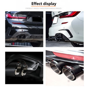 2019-2025 Serie 3 G20 G21 330i 320d <span class=keywords><strong>330d</strong></span> 325i: Mejora del Tubo de Escape con Punta de Silenciador de Fibra de Carbono - Product Image 6