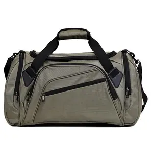Вместительная мужская дорожная сумка-тоут из 100% полиэстера, спортивная сумка, спортивная сумка