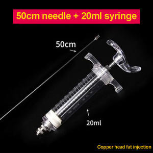 Jeringa <span class=keywords><strong>de</strong></span> fertilizante líquido para tanque <span class=keywords><strong>de</strong></span> hierba con punta <span class=keywords><strong>de</strong></span> metal y cobre extendida, aguja para una precisión cuantitativa - Product Image 6