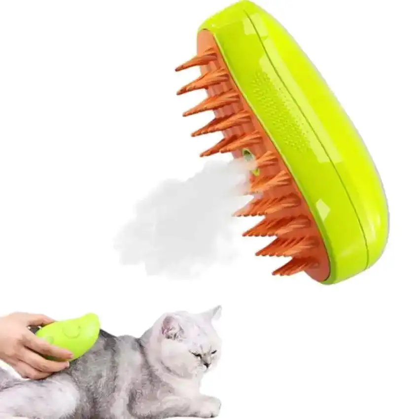 Dropshipping Soft Safe Silicone Pet Bathroom Massage Cleaning Toilettage Tools Dog Cat Bath Brush with Shampoo Box