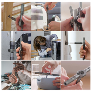 New Design 42 in 1 Multifunctional Ratchet <strong>Screwdriver</strong> Tool Set with 40Pcs Interchangeable <strong>Precise</strong> <strong>Bits</strong> for Furniture Repairing - Product Image 6