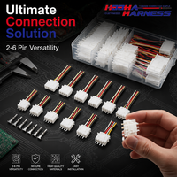 JST PH2.0mm XH2.54mm Male Female Wire Connector Kit 2/3/4/5/6 Pin 12V PVC Jacket Pure Copper Conductor Automobile