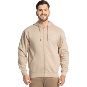 Wholesale Custom Men's Winter Breathable Eco-Friendly Zipper Hoodie 100% Cotton Fleece Full <b>Zip</b> <b>Hooded</b> Sweatshirt OEM ODM - Product Image 1