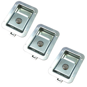 <b>Box</b> <b>Lock</b> Iron Keyed Entry 93.4mm Depth Galvanised Multi Purpose <b>Tool</b> <b>Box</b> Electrical Cabinet Door <b>Lock</b> - Product Image 3