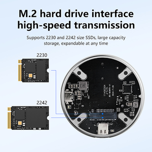 Kotak Hard Disk Eksternal M.<span class=keywords><strong>2</strong></span> Magnetik untuk Ponsel/Tablet Tipe-C Nvme Solid State 2230/2242 Kotak Hard Disk Mobile - Product Image 5