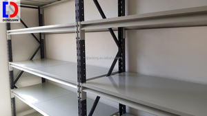 Dongjian ISO Q235B Sistema de estante de acero Estantería de almacenamiento de neumáticos ajustable de servicio medio para equipo de almacenamiento y carga de almacén - Product Image 4