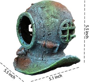 <span class=keywords><strong>Aquarium</strong></span> verzonken onderzeeër helm decoraties realistische <span class=keywords><strong>vintage</strong></span> duurzame hars <span class=keywords><strong>aquarium</strong></span> accessoires waterbak - Product Image 3