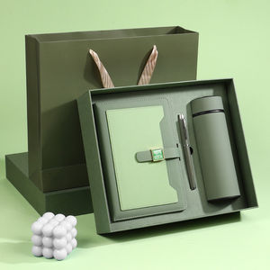 IStapromo Hadiah Logo Kustom Cetak Planner Mingguan Harian Set Kotak Hadiah Bisnis Botol Vakum Promosi Notebook dan Pulpen - Product Image 4