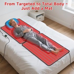 Cakupan seluruh tubuh bahkan distribusi panas desain lipat 400 LED (660nm/850nm) pengatur waktu yang dapat diatur (10-90menit) untuk pemulihan yang lebih cepat - Product Image 5