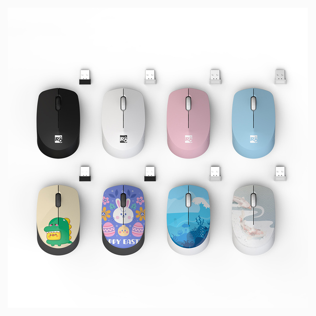 Hot Sale Wholesale in Factory, Customize Patterns Design Wireless Mouse Suitable for Tablet Laptop