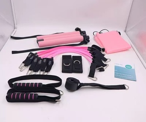 อุปกรณ์ฟิตเนสอเนกประสงค์ ชุดบาร์พิลาทิส <span class=keywords><strong>3</strong></span> ท่อน ชุดบาร์พิลาทิสแบบพกพา พร้อมสายยางยืดออกกำลังกาย รับน้ำหนักได้ 180 ปอนด์ - Product Image 3