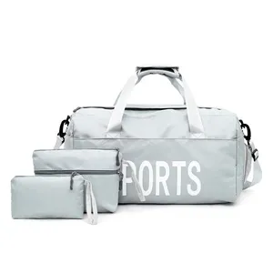 Multifunktions-Reisetasche 3 Set Damen Sport Schuh taschen Luxus Damen Reisetasche Set