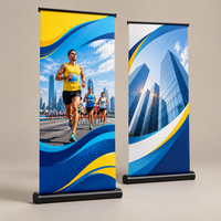 Bendera Pantai Poliester Custom Cetak Sublimasi Dua Sisi, Spanduk Terbang Bentuk Air Mata/Bulu untuk Iklan Luar Ruangan, Bendera Pameran Acara