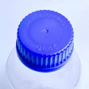 Flacon à réactifs de 500 ml, flacon en verre GL45 avec joint, flacon en verre borosilicate - Product Image 3