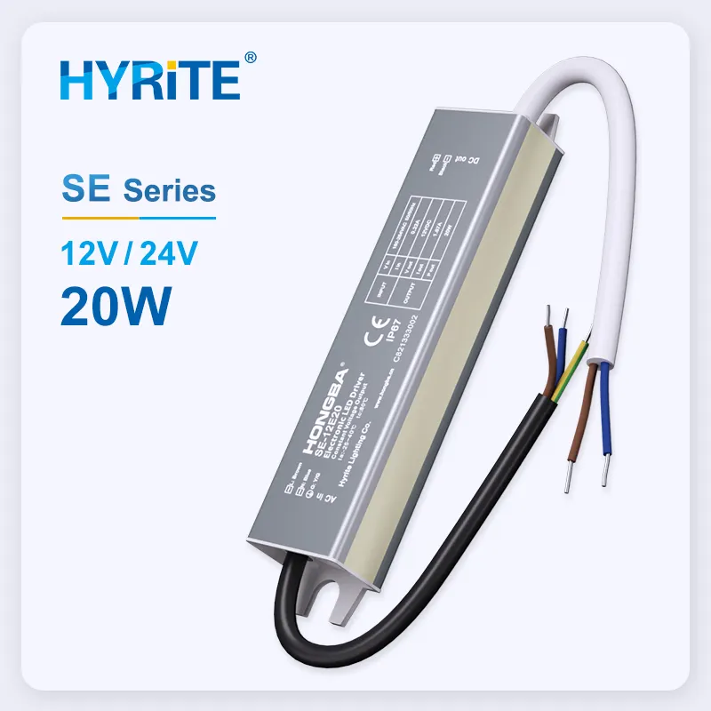 卸売照明変圧器防水IP67 SEシリーズLED電源DC 12V