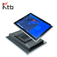 PC Industrial KTB de 24V con Pantalla Táctil de 24 Pulgadas, Windows 10, I7, I5, I3, J1900, 15.6 Pulgadas, Sin Ventilador, IP65, Resistente al Agua, Panel PC Industrial Robusto