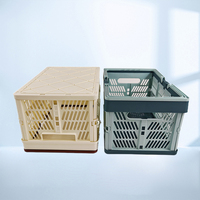Panier de rangement pliable portable pour collations, jouets, courses, salle à manger, salle de bain, design fonctionnel pour l'espace extérieur