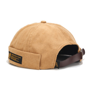 <span class=keywords><strong>Gorra</strong></span> de pana retro sin visera para <span class=keywords><strong>hombre</strong></span> y mujer, estilo marinero, personalizada para otoño e invierno - Product Image 3