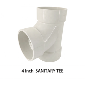 मुफ्त नमूना <span class=keywords><strong>pvc</strong></span> उपकरण 4 इंच सैनिटरी टी प्लंबर पाइप फिटिंग - Product Image 3