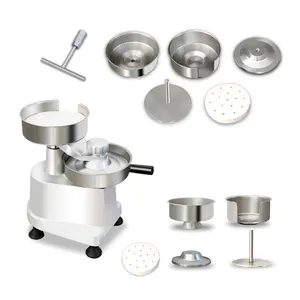 Bbq Tools 3 In 1 Manual Stainless Steel bowls Burger Forming Machine Meat Patty Pressing Machine