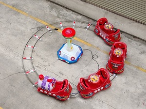 Phong cách mới trong nhà ngoài trời tàu điện Kiddie đi xe với theo dõi trong nhà ngoài trời trẻ em công viên giải trí thiết bị đào tạo - Product Image 4