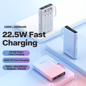 Banque d'énergie de charge à grande vitesse portable 20000mAh Source d'affichage numérique 22.5W avec dégradé de couleurs en matériau PVC durable - Product Image 4