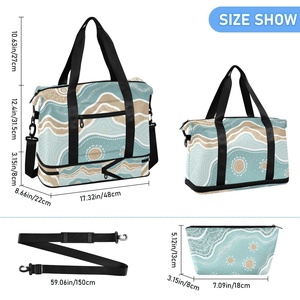 Wholesales Custom Travel Foldable Bags 32L Lightweight Travel Duffel Bag Large Sport Gym Bags - Product Image 2