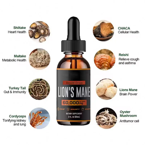 Ausreson Bio-Matcha Löwenmähnen-Pilz-Komplex Tropfen Flüssiger Löwenmähnen-Extrakt Gehirn-Nahrungsergänzungsmittel Halal Löwenmähnen-Tropfen - Product Image 2