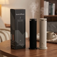 Diffuseur d'arômes en gros 120ML en tissu avec 7 couleurs LED lumineuses, diffuseur d'huiles essentielles sans eau de luxe à longue durée de vie