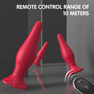 Juego de Tapones Anales de Alta Calidad con Forma de Rosa para Principiantes, Tapón Anal para Mujeres - Product Image 2