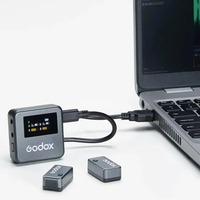 Godox Magic XT1 Microphone Lavalier sans fil à écran tactile pour appareil photo/Android/iPhone 15 & 16/PC pour Vlog, YouTube, TikTok