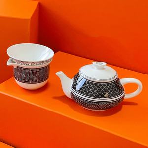 Service à boire en porcelaine de style européen antique, service de table en porcelaine occidentale pour cadeau - Product Image 5