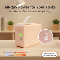 Imprimante thermique portable Marklife M1 pour étiquettes adhésives, codes-barres et mini-étiquettes nominatives