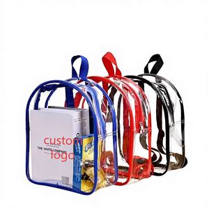 Customize OEM ODM Waterproof Mini Transparent Clear School <b>Backpack</b> Kindergarten <b>Small</b> PVC <b>Backpack</b> for Kids - Product Image 1