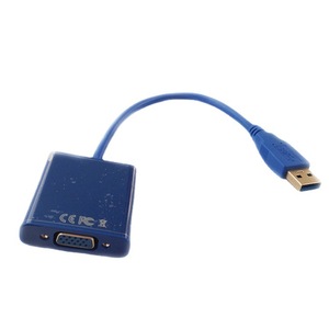 Usb3.0 To Vga <b>Adapter</b> For Laptop With Driver Disc Support 2.0 <b>Plug</b> In Type - Product Image 5
