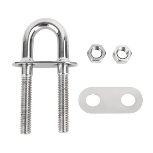 Perno en U de Acero Inoxidable de Alta Resistencia Clase 10.9 12.9 con Cabeza Hexagonal y Tuercas para Herrajes Marinos y Accesorios para Barcos - Product Image 2