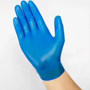 Grosir bubuk nitril sarung tangan sarung tangan sekali pakai tahan air transparan produsen sarung tangan rumah tangga