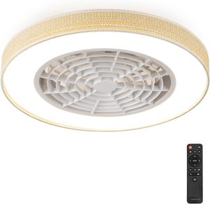 Có thể đảo ngược thông minh 19.7 \ "kèm theo mây tuôn ra núi thay đổi độ sáng quạt trần ánh sáng ABS DC điều khiển từ xa cho phòng ngủ phòng khách - Product Image 2