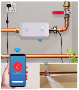 Monitor de Flujo de Agua Inalámbrico WiFi Inteligente Tuya a Prueba de Agua y Cierre de Agua en 3/4 Pulgadas, Medidor de Agua Ultrasónico - Product Image 5