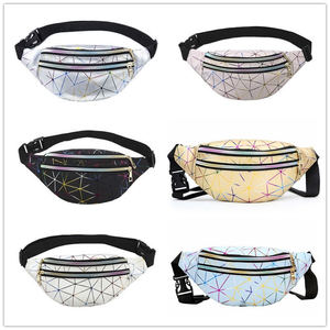 En gros En Cuir PU <span class=keywords><strong>Brillant</strong></span> Holographique Laser Étanche <span class=keywords><strong>Sac</strong></span> <span class=keywords><strong>Banane</strong></span> <span class=keywords><strong>Sac</strong></span> de Taille - Product Image 3